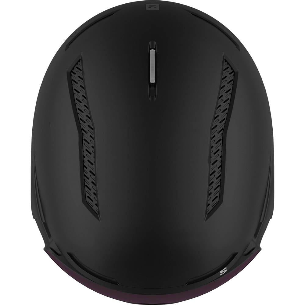 Salomon Driver Pro Sigma Visor Ski + Snowboard Helmet Black - Universal Emerald Lens