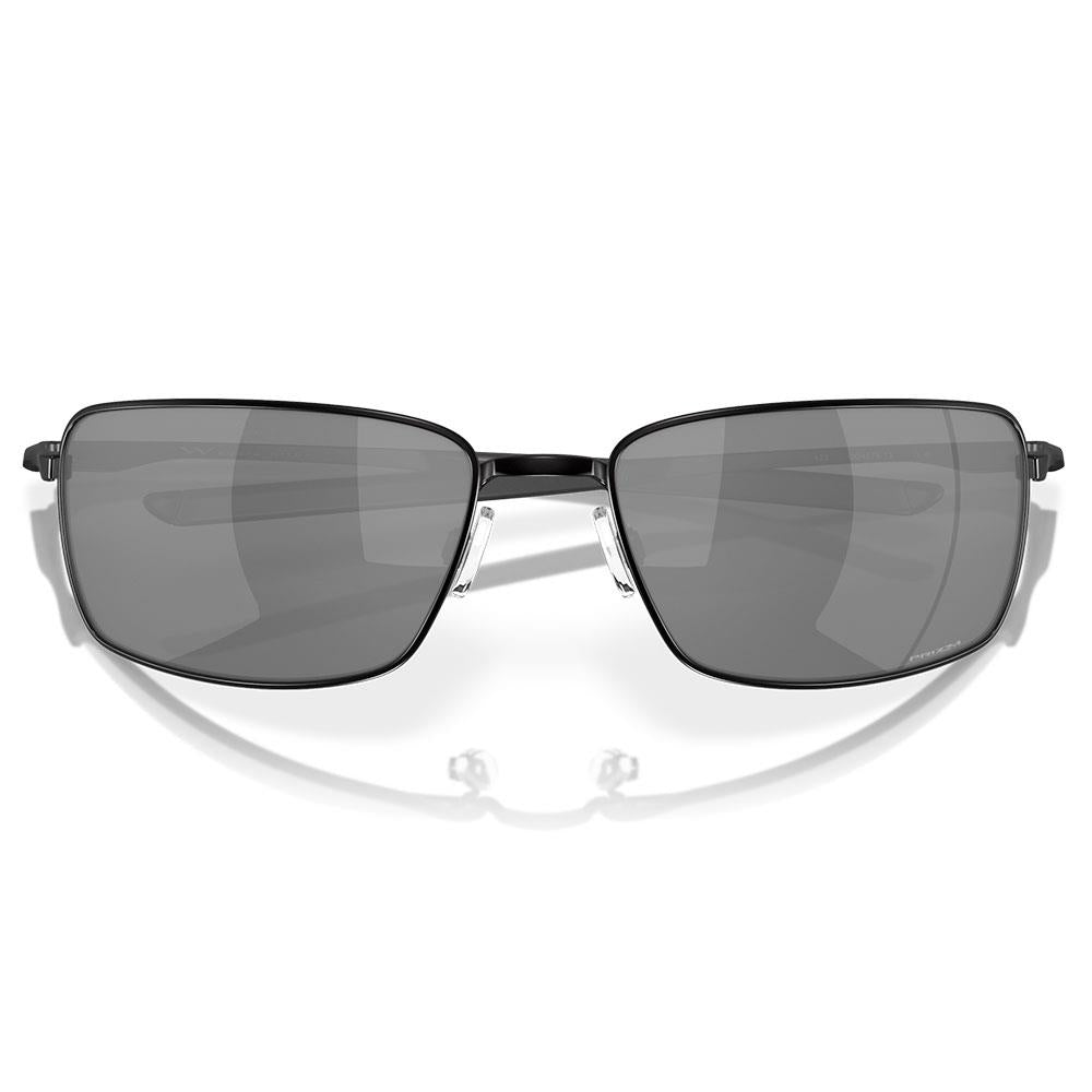Oakley Square Wire Sunglasses Polished Black - Prizm Black Lens