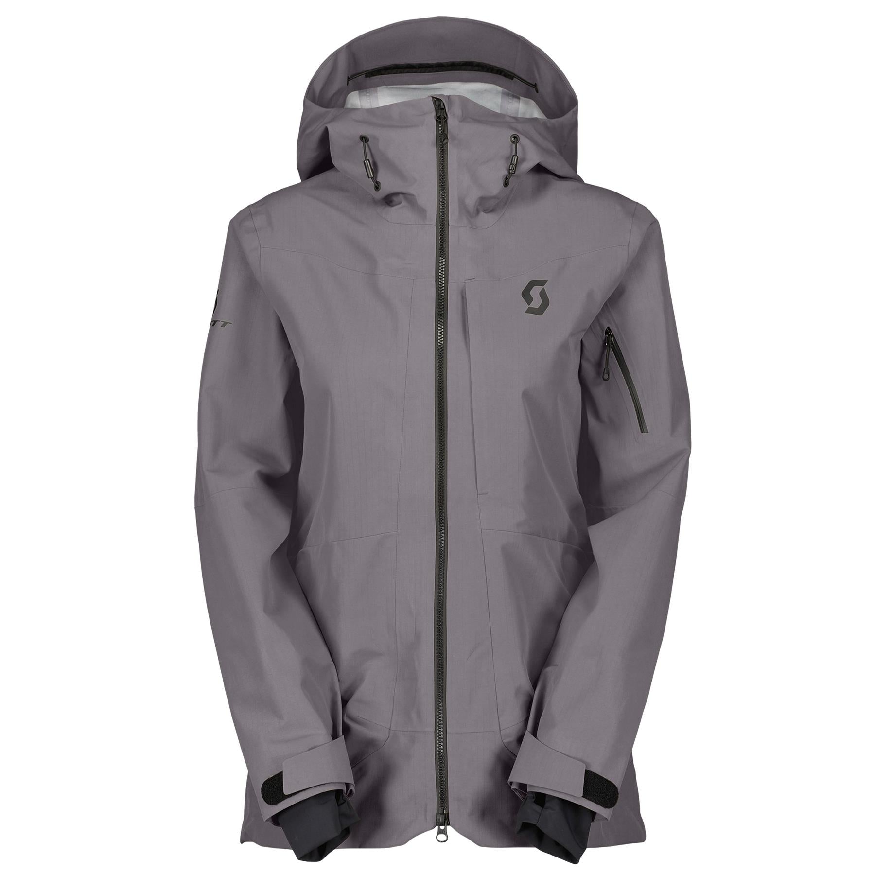 Scott Vertic Ripstop 3L Womens Jacket Evening Grey