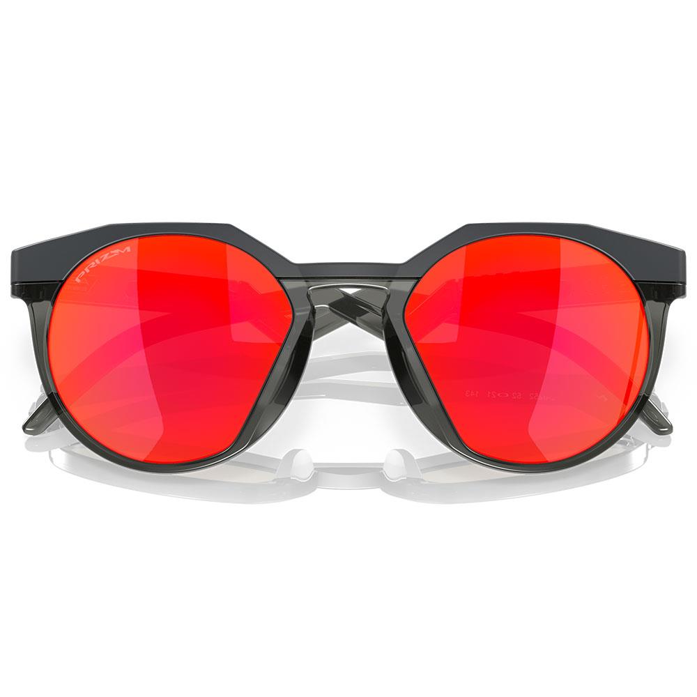 Oakley HSTN Sunglasses Matte Carbon - Prizm Ruby Lens