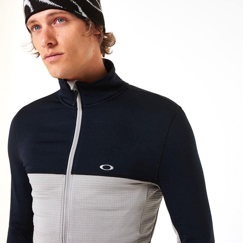 Oakley Canopy Full Zip Mens Sweatshirt Cement
