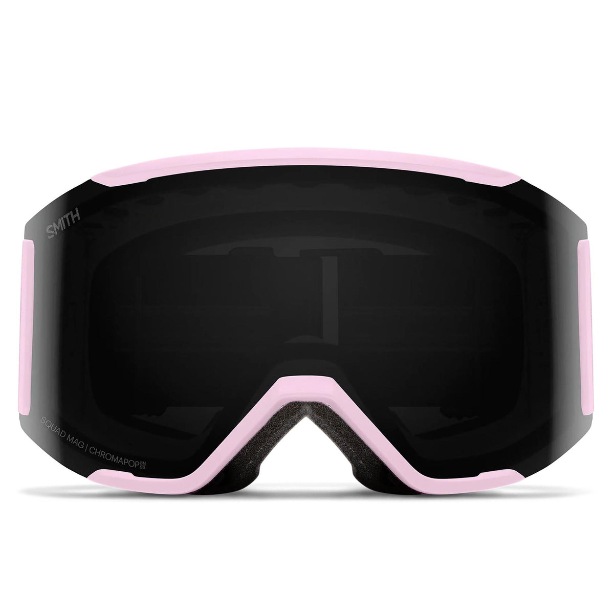 Smith Squad MAG Goggles Pink Frost Flex Glitch - Chromapop Sun Black + Spare Lens