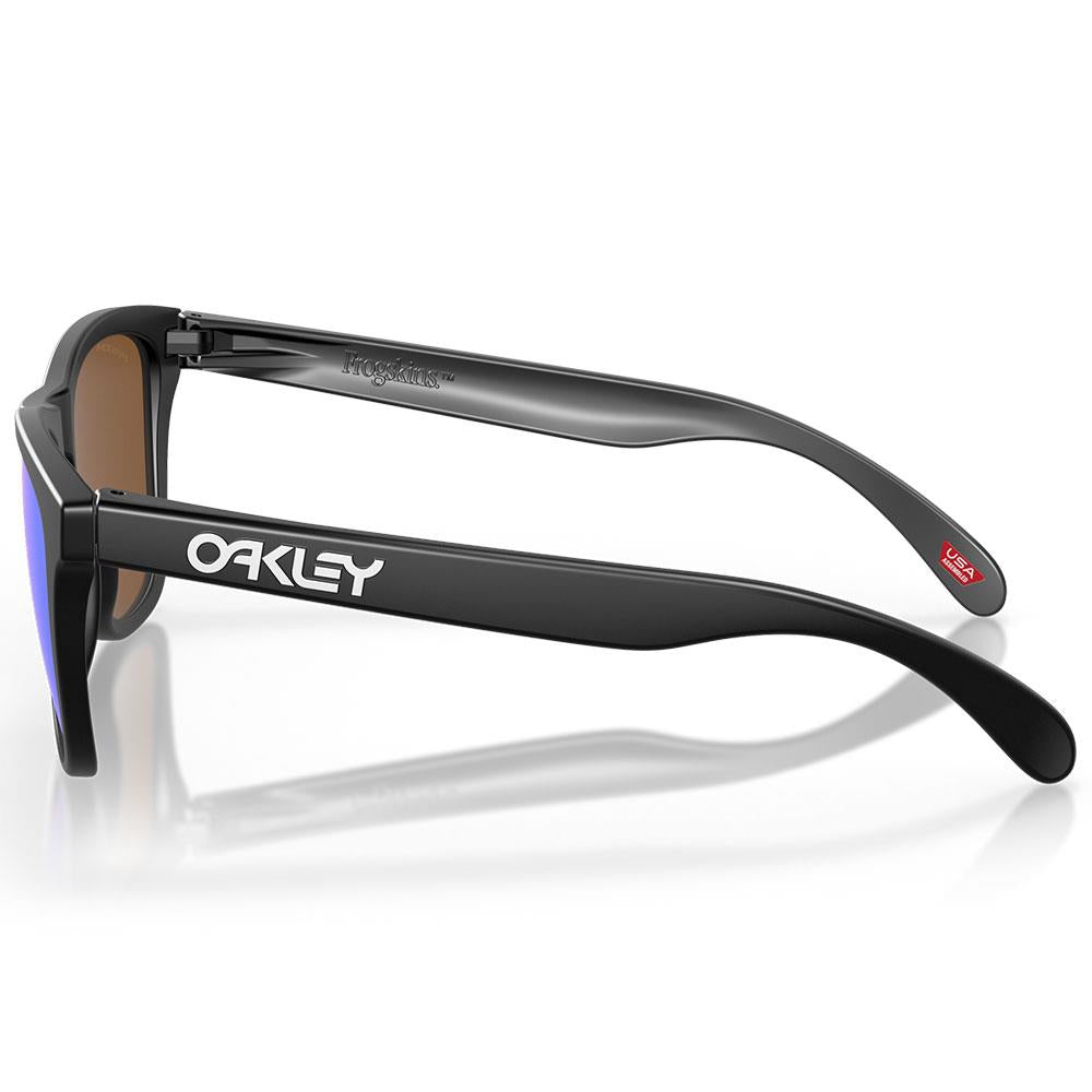 Oakley Frogskins Sunglasses Matte Black - Prizm Violet Lens