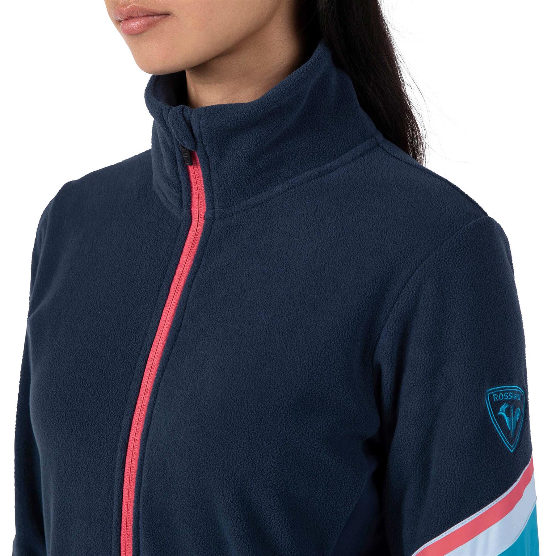 Rossignol Womens Strawpile FZ Fleece Dark Navy