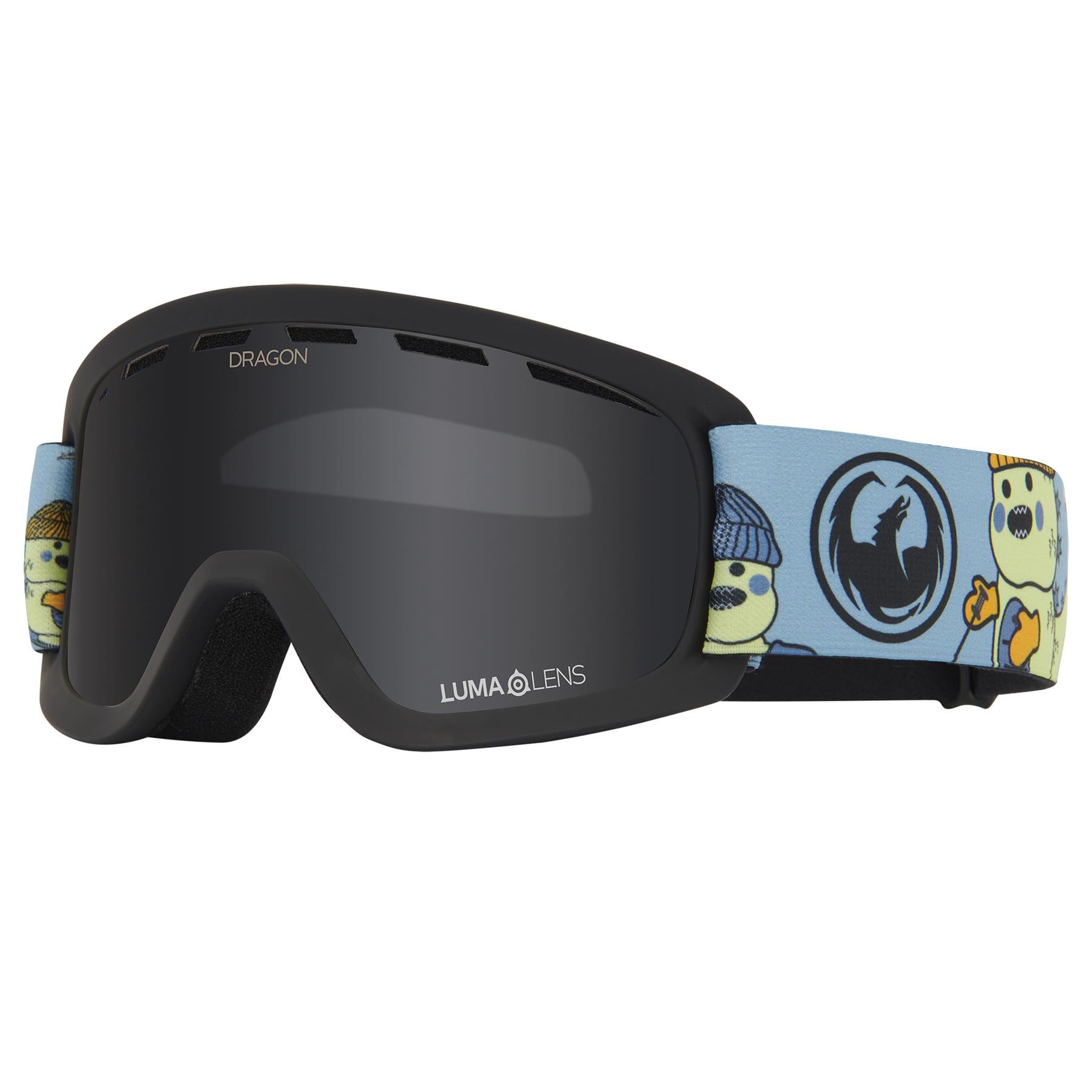 Dragon Lil D Kids Goggles Lil Kaiju Blue - LL Dark Smoke Lens