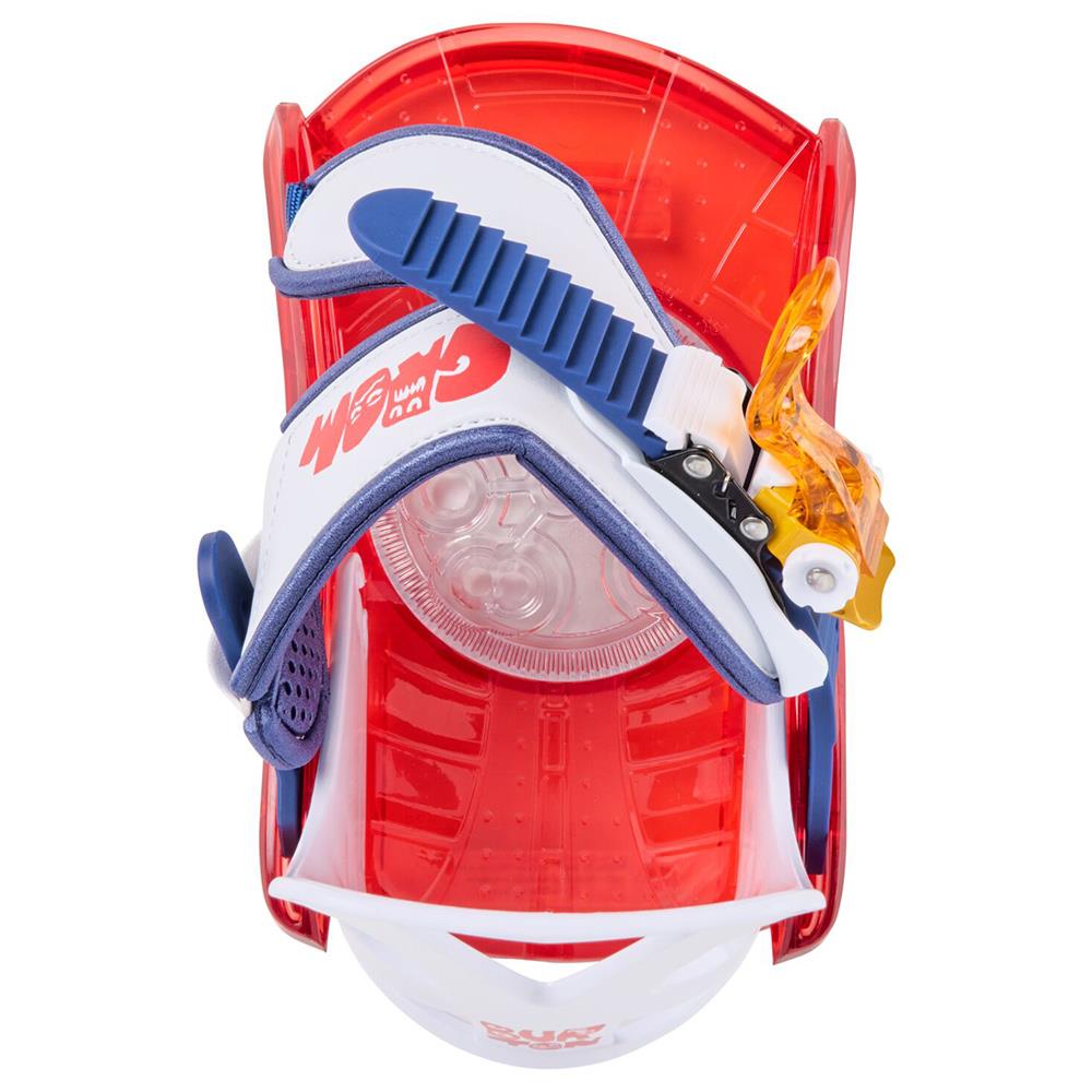 Burton Grom Disc Kids Snowboard Bindings Red/Multi