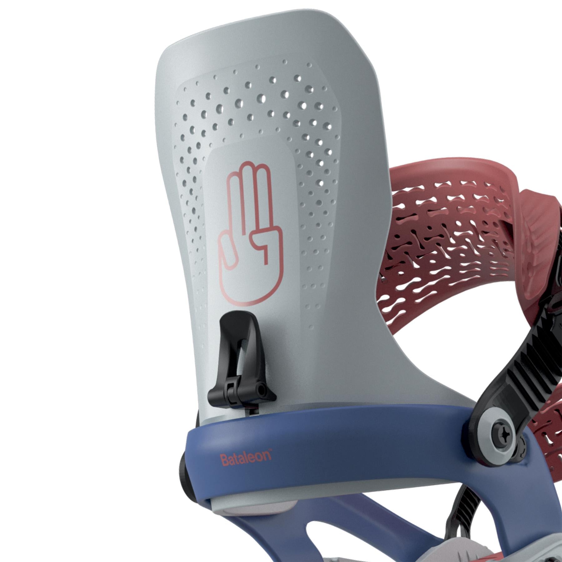 Bataleon Donna AsymWrap Womens Snowboard Bindings Warm Clay 2026