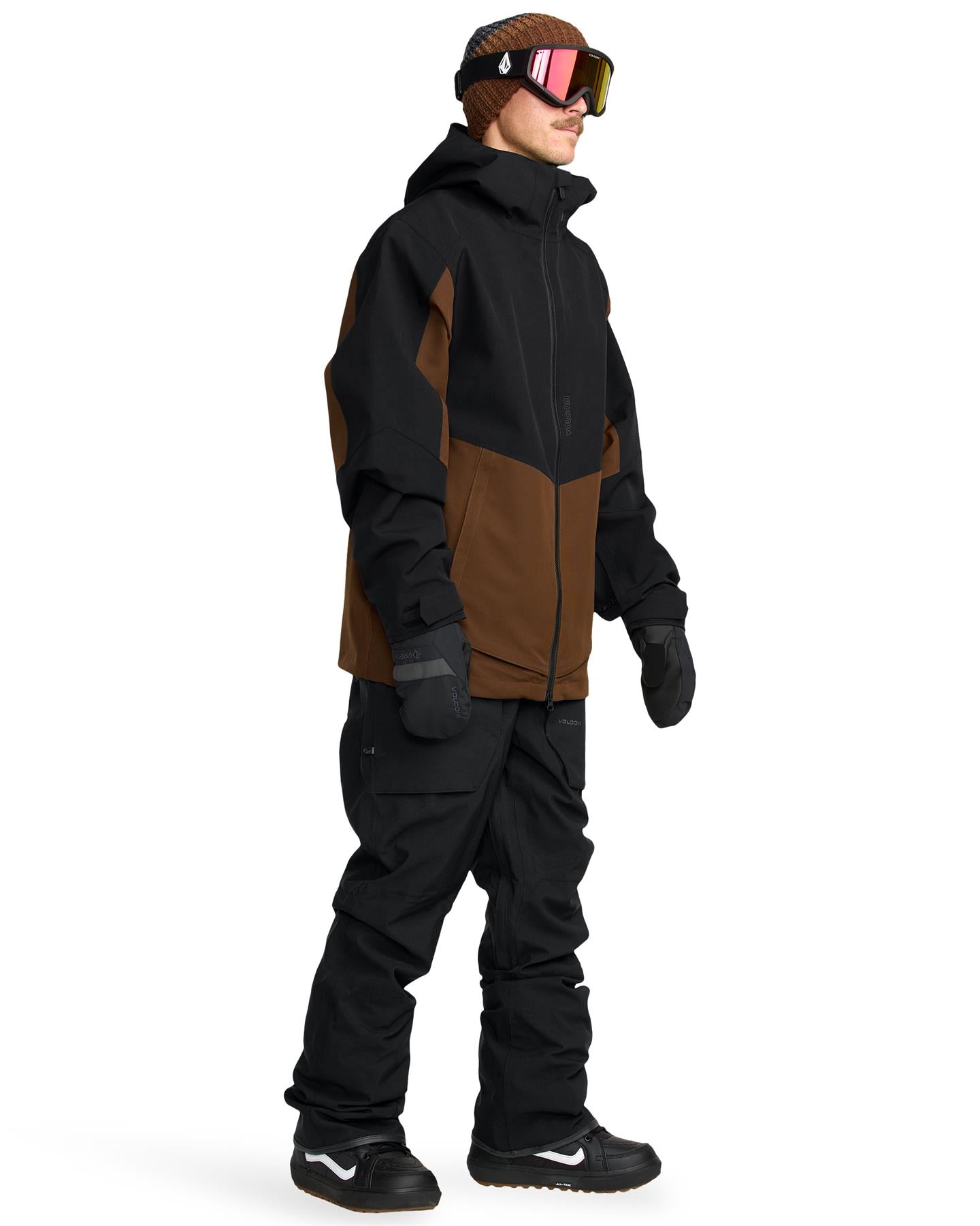 Volcom Roan Bib Overall Mens Pants Black