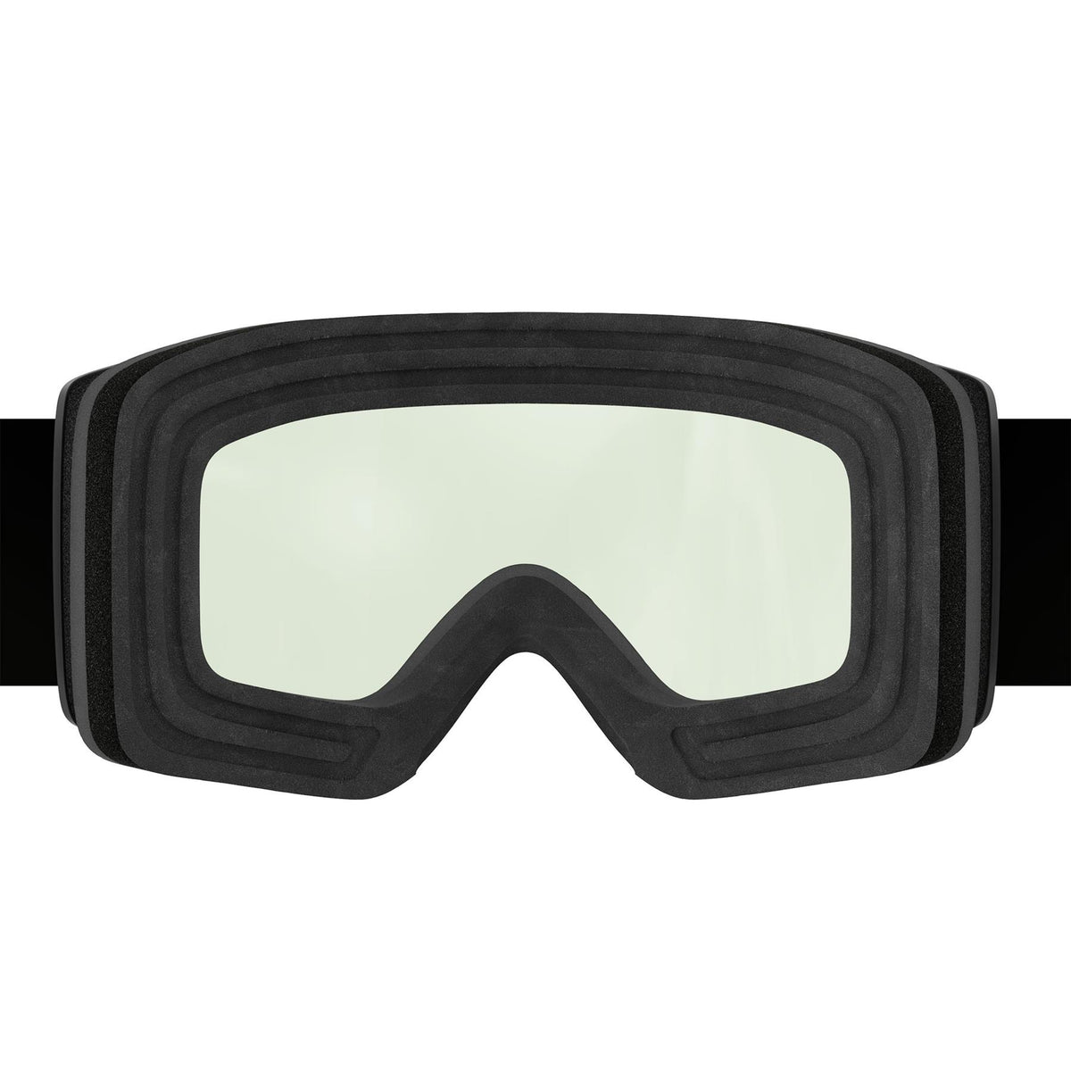 Scott Shield LS Goggles Black / Fog Grey - AMP LS Cinnamon Chrome Lens