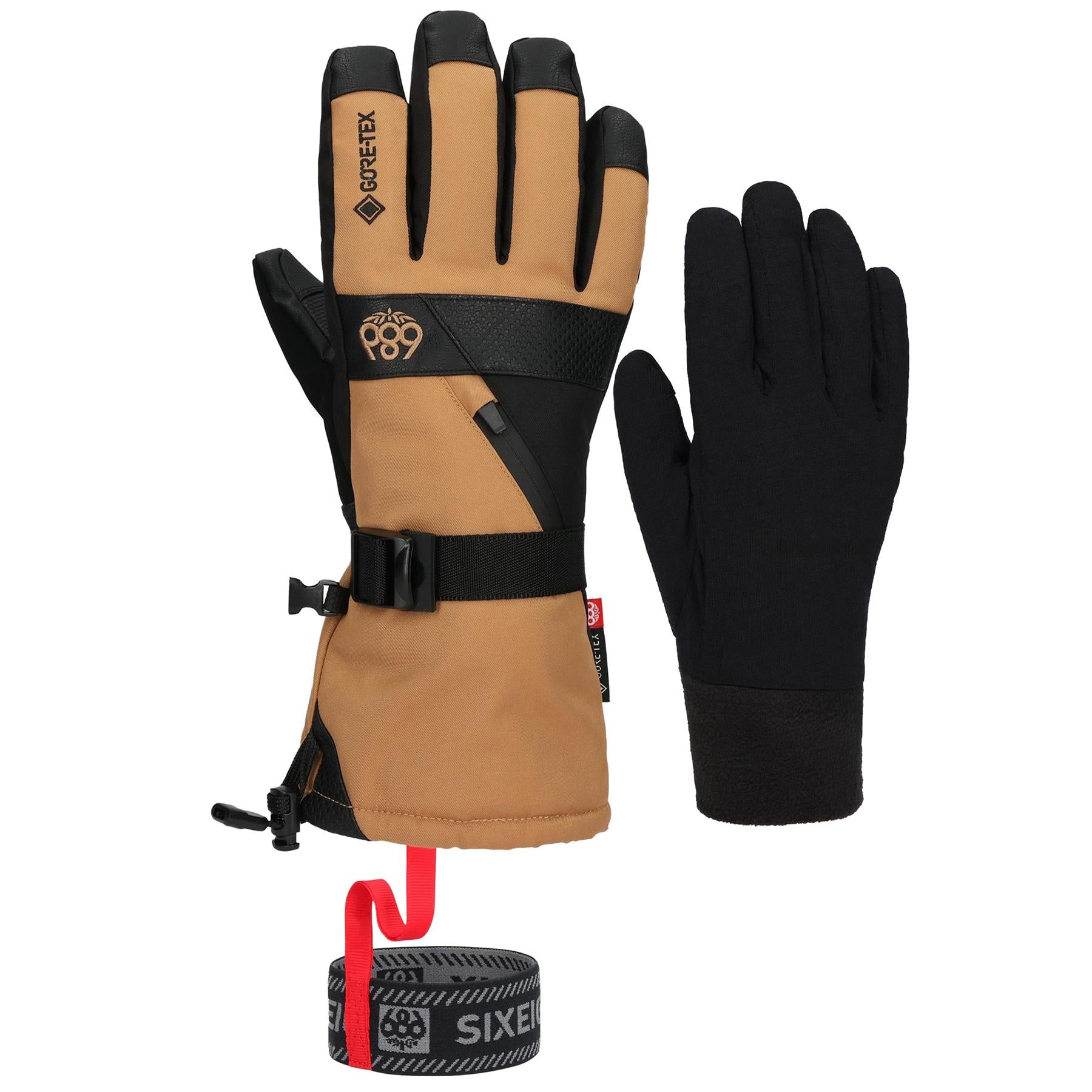 686 Mens Gore-Tex Smarty Gauntlet Gloves Caramel