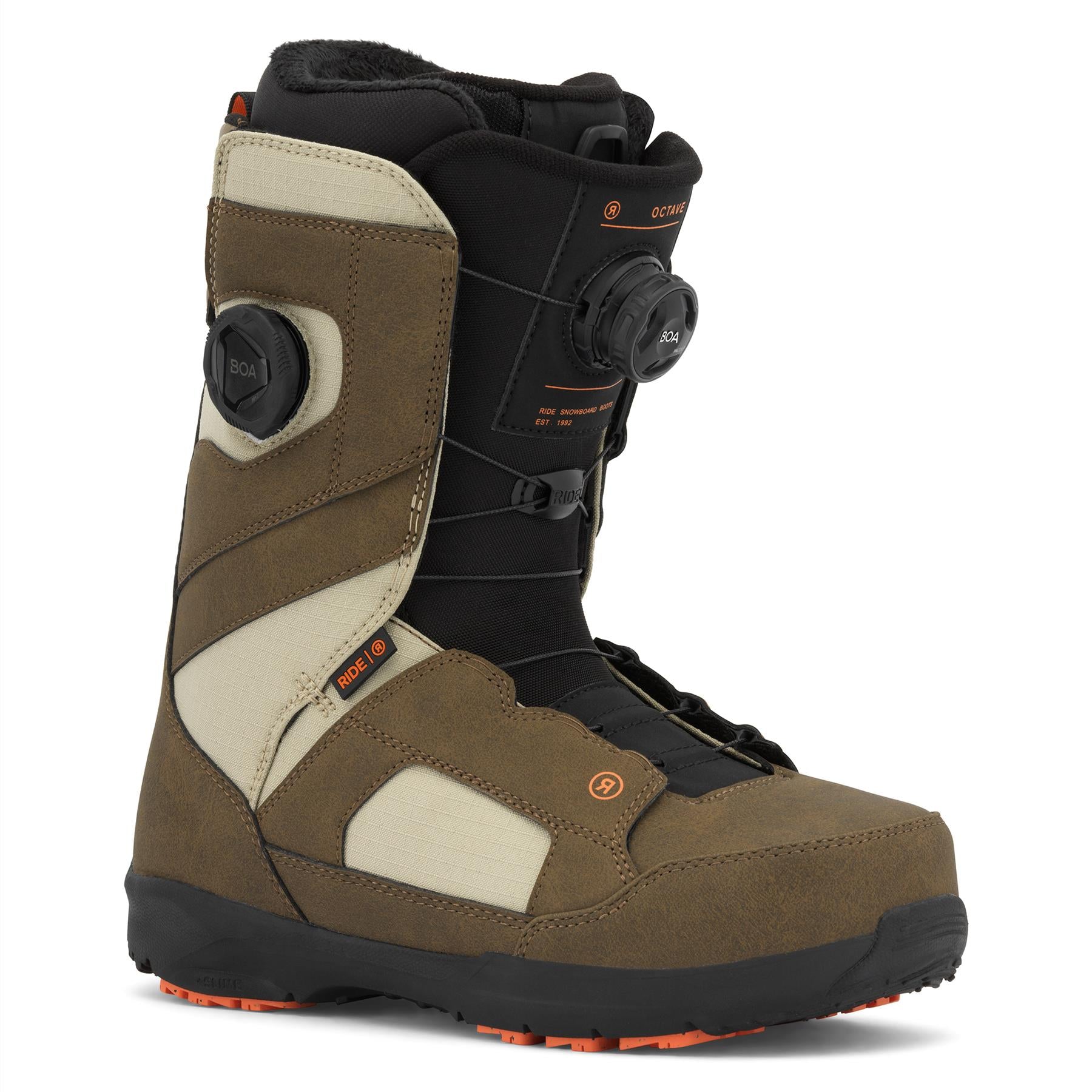 Ride Octave Mens Snowboard Boots Brown 2026