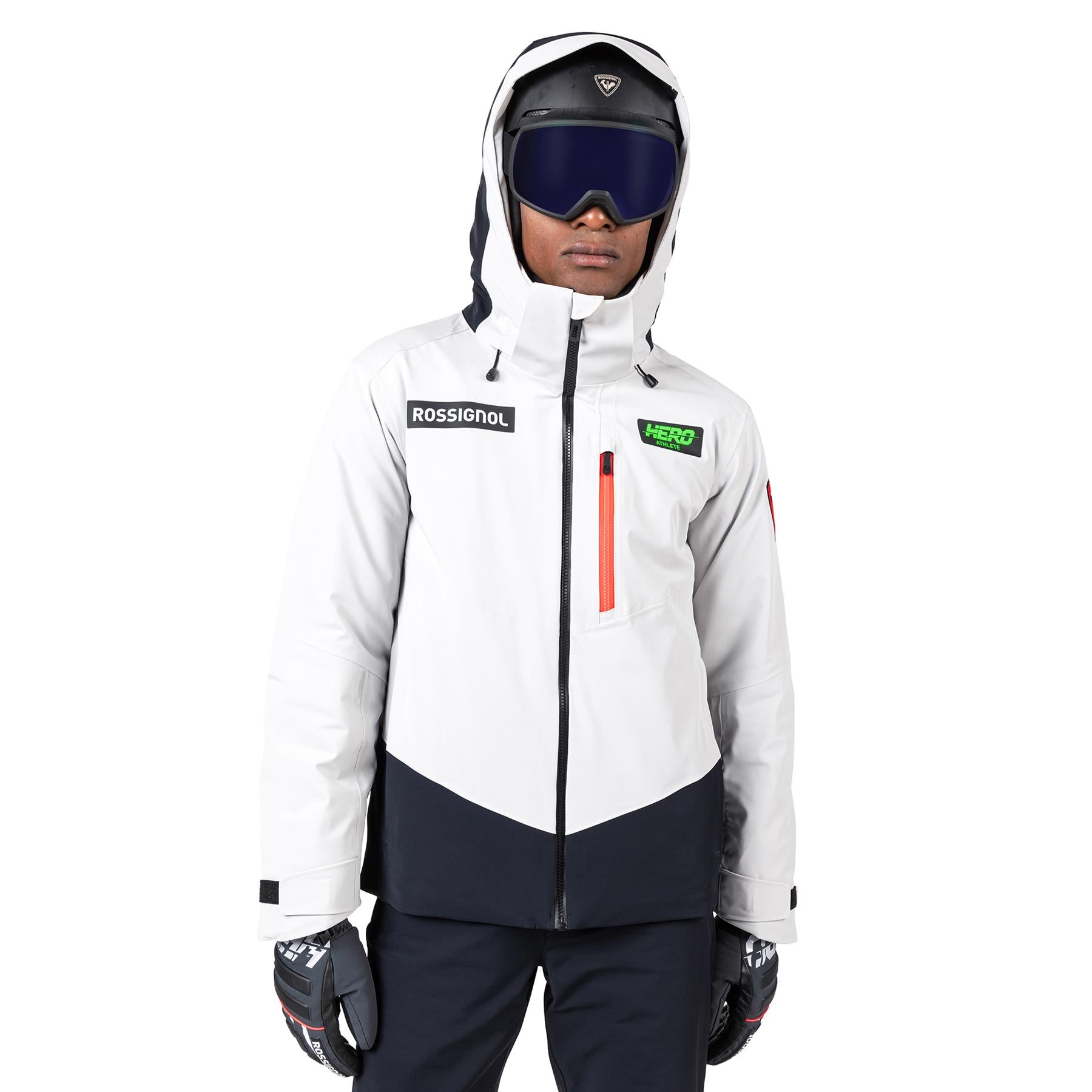 Rossignol Mens Hero Blackside Insulated Jacket Soft Grey