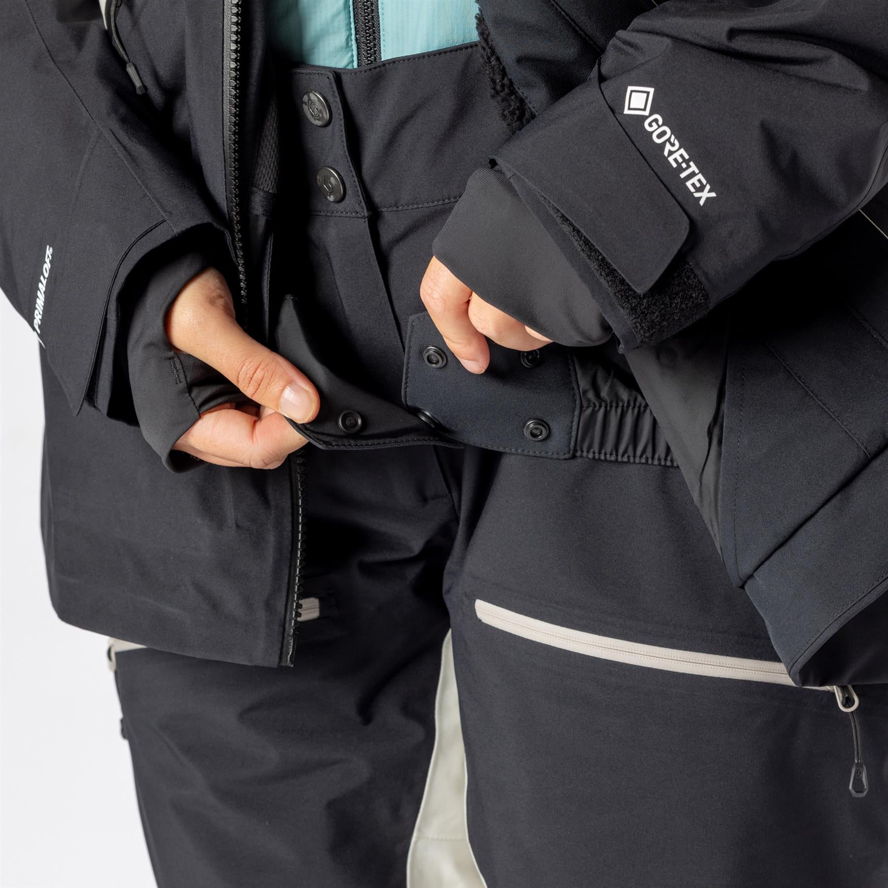 Scott Vertic GTX 2L Primaloft Womens Jacket Dust White / Black