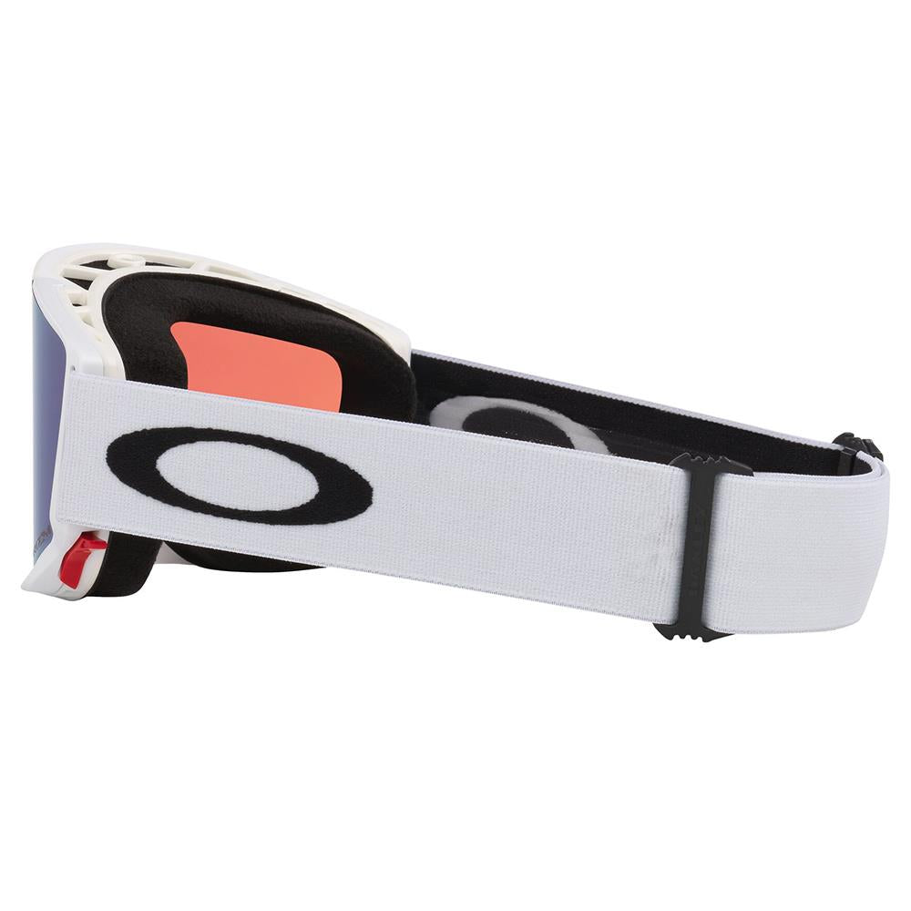 Oakley Flow Scape M Goggles Matte White - Prizm Sapphire + Prizm Iced Lens