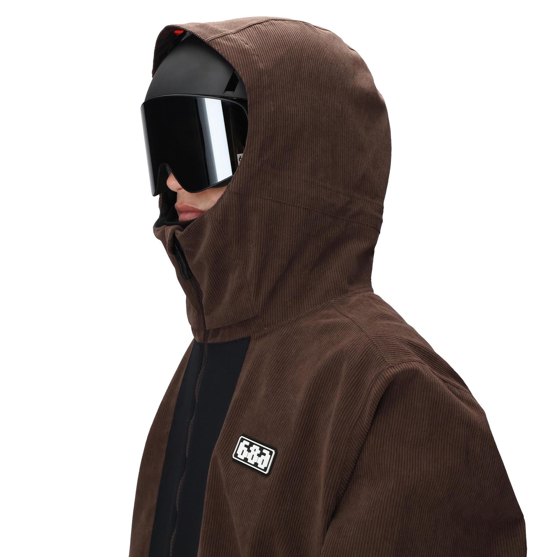 686 Mens Ghost 2.5L Anorak Jacket Coffee Corduroy