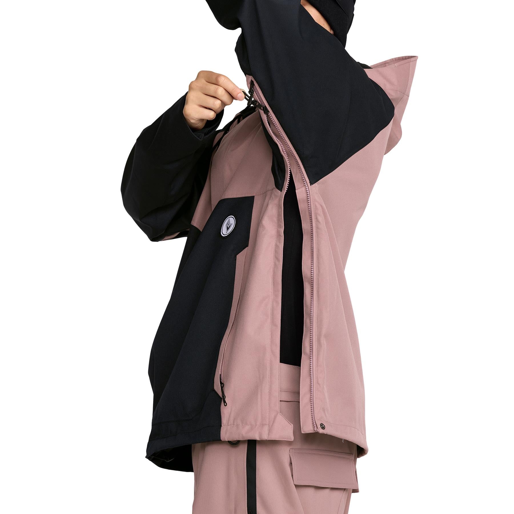 Volcom Hossegor 20K Pullover Mens Jacket Mauve