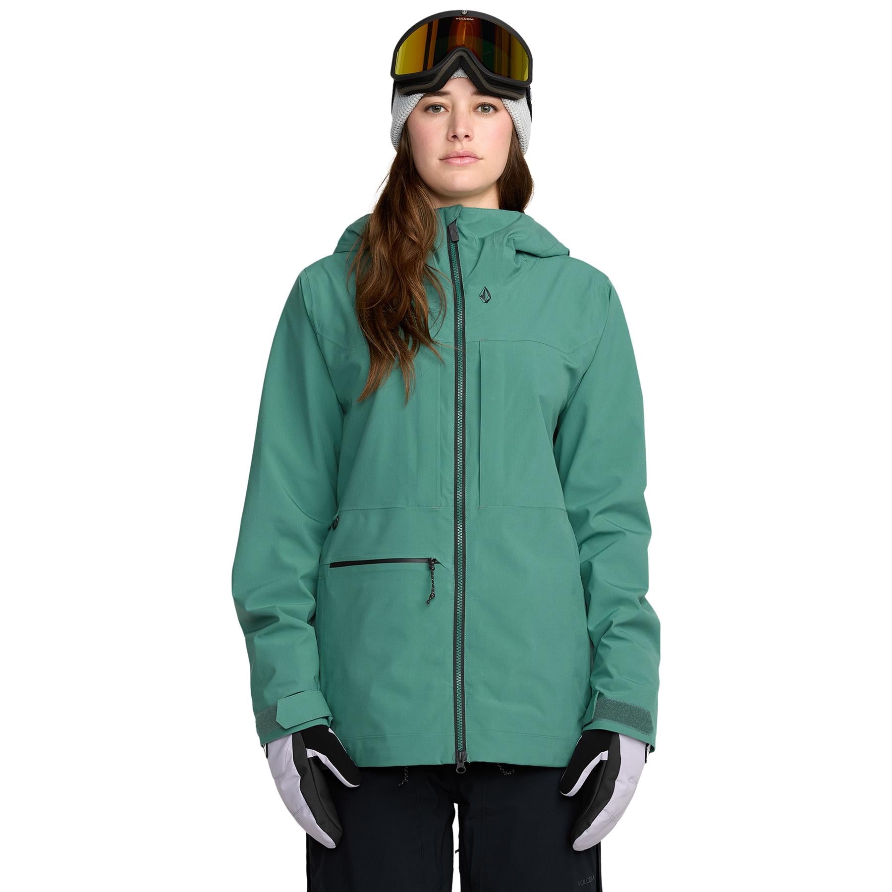 Volcom Cloudbreaker Stretch 30K Womens Jacket Spruce Green