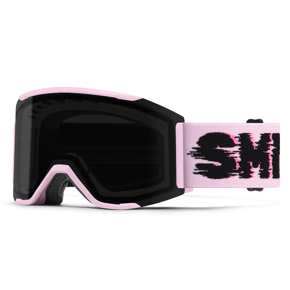 Smith Squad MAG Goggles Pink Frost Flex Glitch - Chromapop Sun Black + Spare Lens