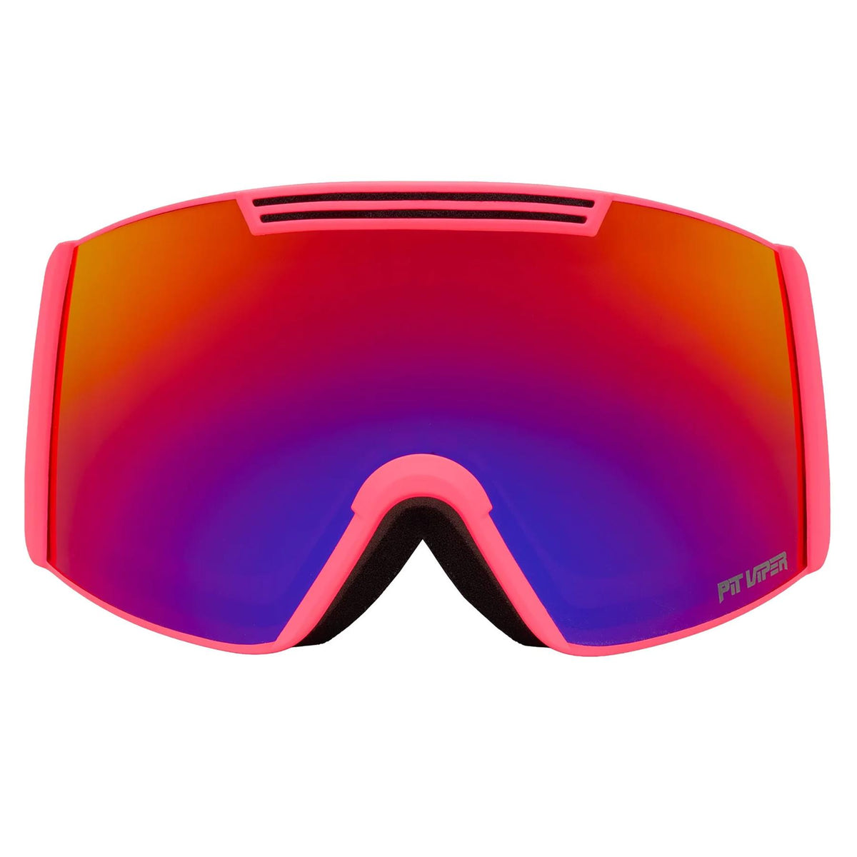 Pit Viper Backslap Goggles (Small) The Barb - Sunset + Yellow Snow Lens