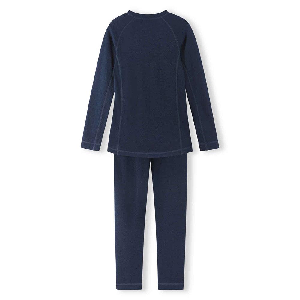 Reima Taitoa Kids Merino Thermal Set Navy