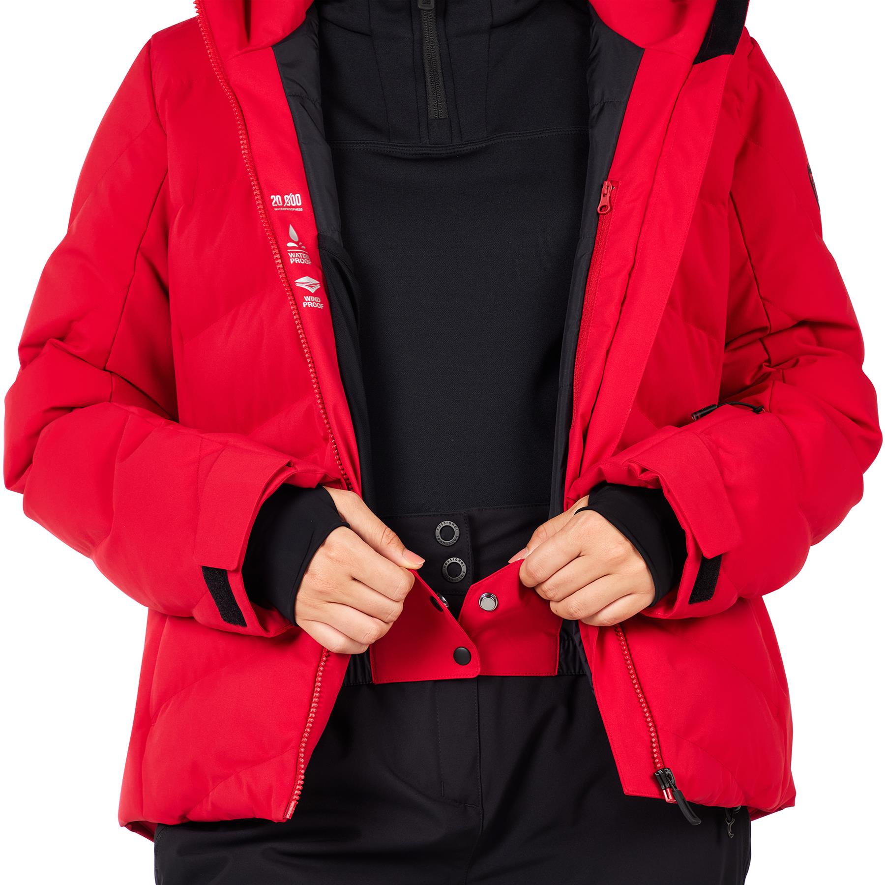 Rossignol Womens Staci Insulated Jacket Ruby Red