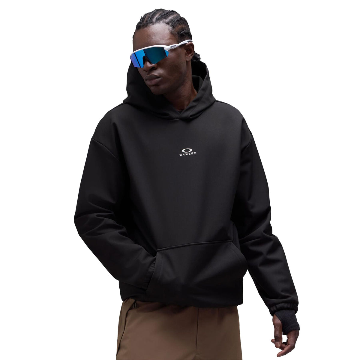 Oakley Wintertide Scratched Mens Hoodie Pitch Black