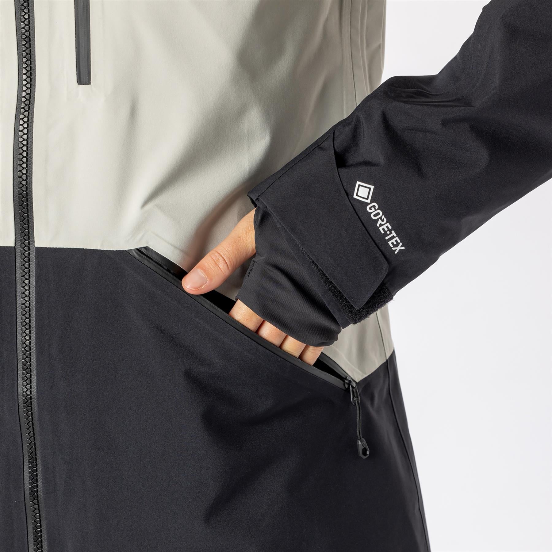 Scott Vertic GTX 2L Primaloft Womens Jacket Dust White / Black