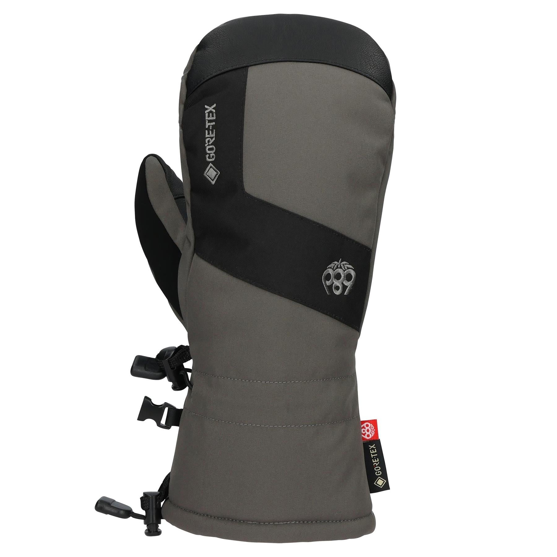 686 Mens Gore-Tex Linear Under Cuff Mitts Charcoal