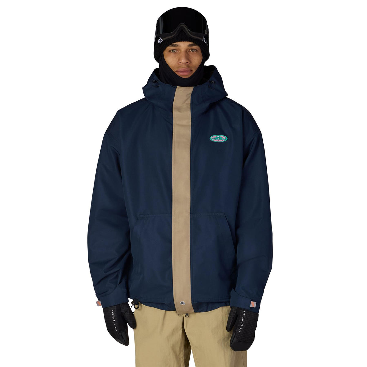 686 Mens 1994 Liberty Jacket Navy Colorblock