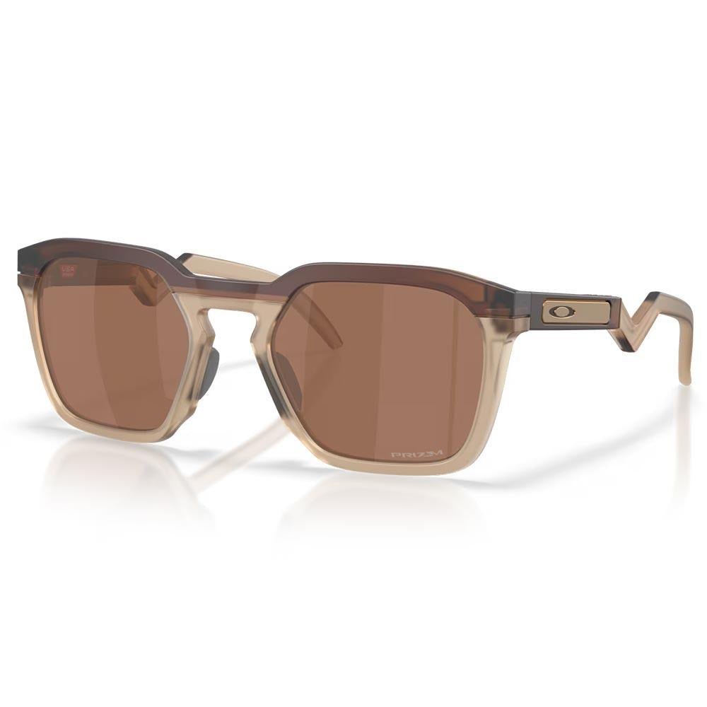Oakley HSTN SQ Sunglasses Matte Rootbeer - Prizm Tungsten Lens