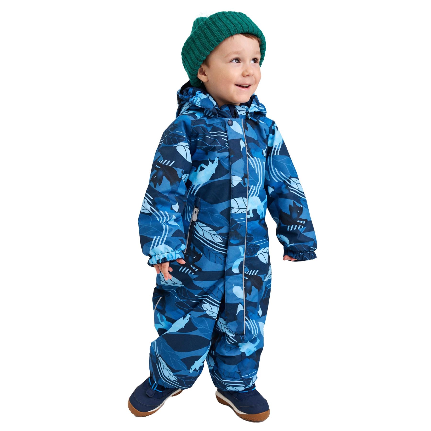 Reima Puhuri Toddler Snowsuit Bright Blue