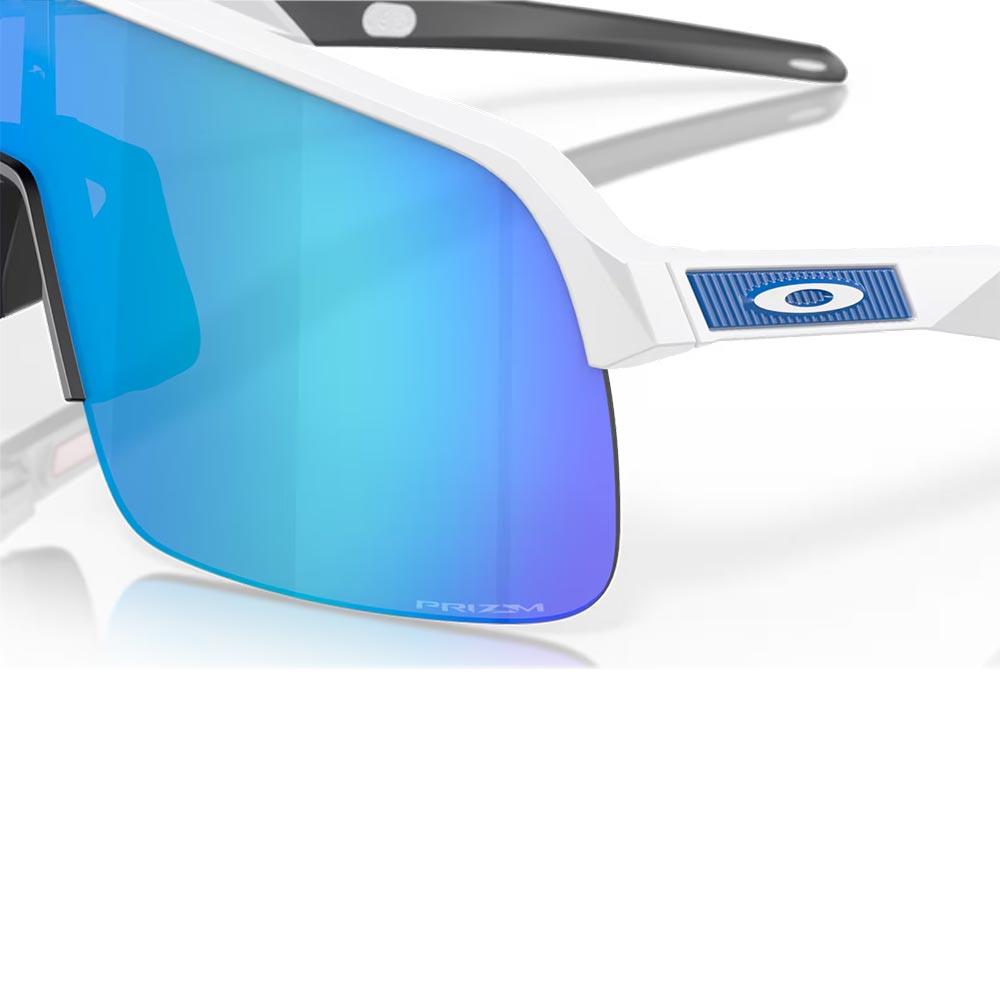 Oakley Sutro Lite Sunglasses Matte White - Prizm Sapphire Lens