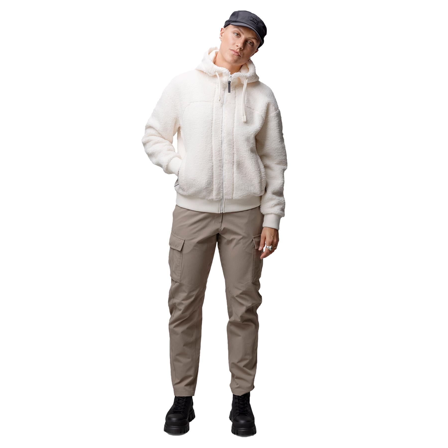 Halti Lykky Womens Fleece Jacket Snow White