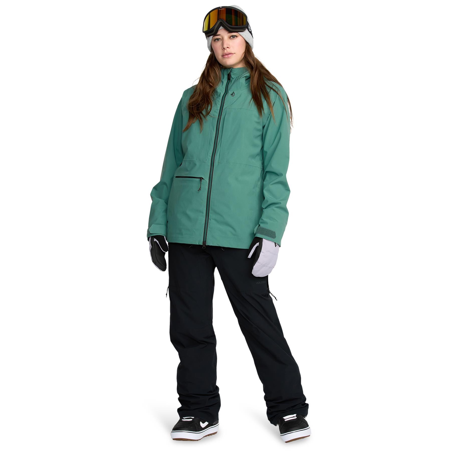 Volcom Cloudbreaker Stretch 30K Womens Jacket Spruce Green