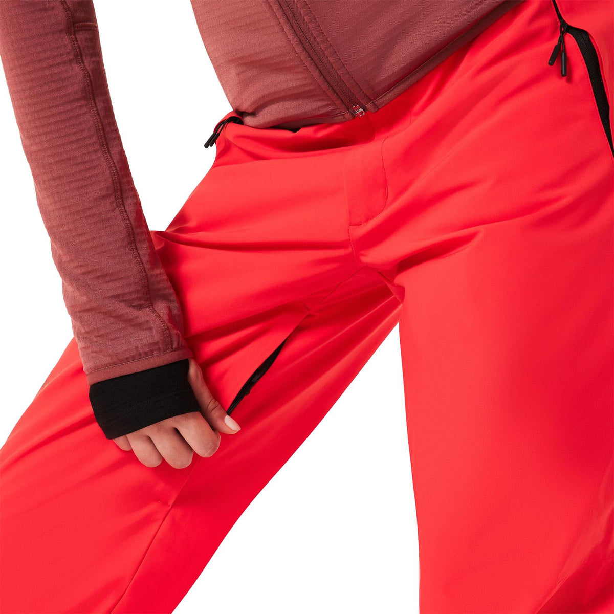 Oakley Canopy Insulated Womens Pants Hibiscus Red