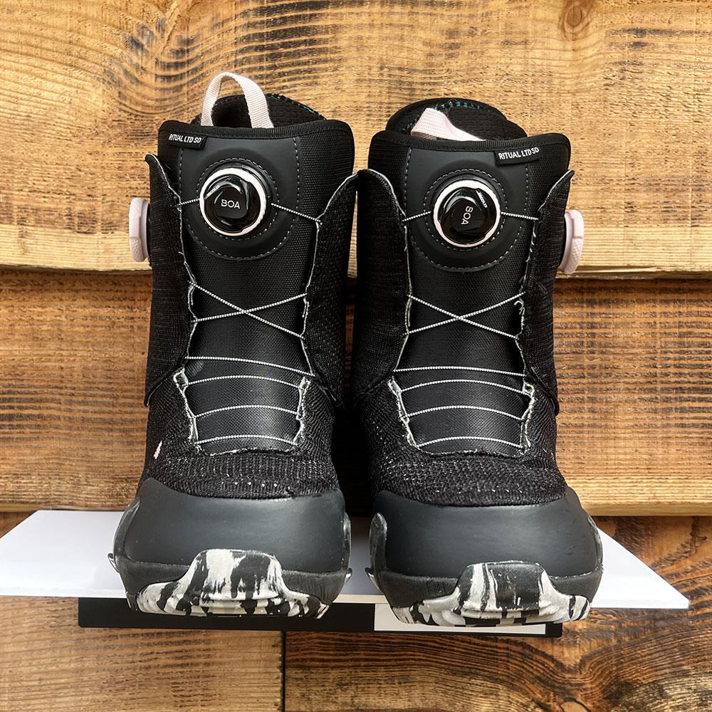 Burton Ritual Step On BOA Ex-Demo Womens Snowboard Boots Black/Pink UK6.5