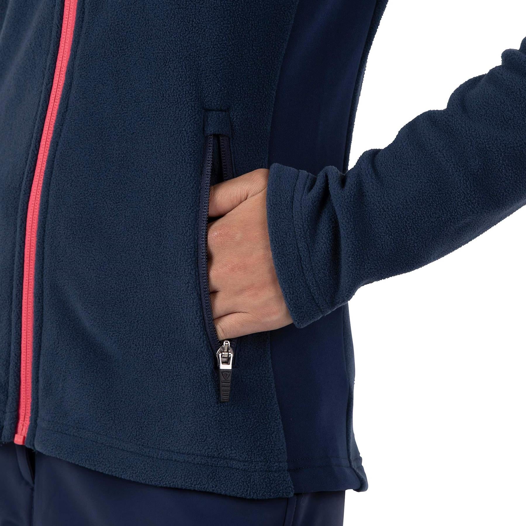 Rossignol Womens Strawpile FZ Fleece Dark Navy