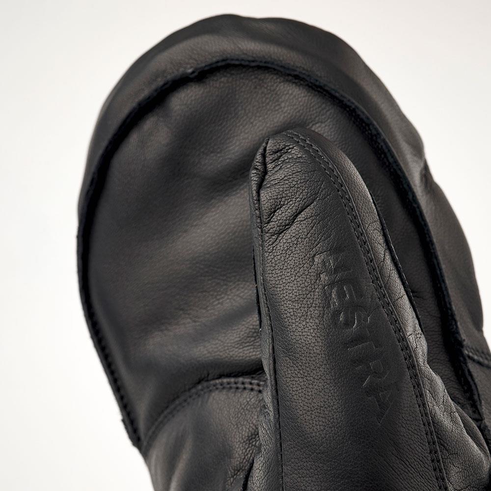 Hestra Fall Line Leather Mitts Black