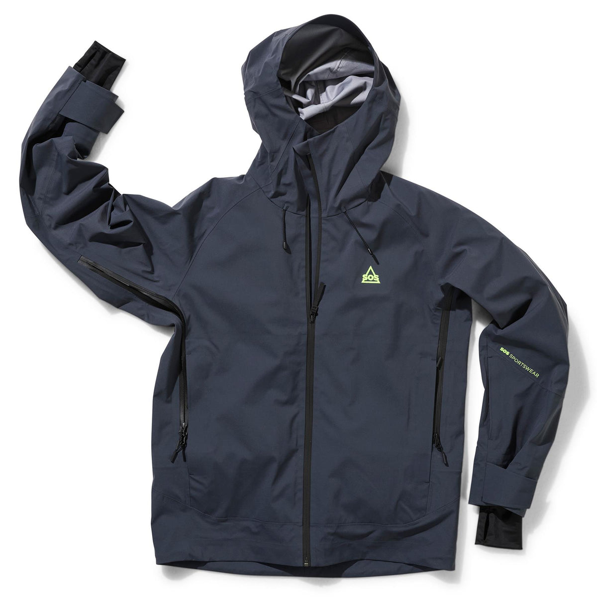 SOS Gravity Mens Stretch Shell Jacket India Ink