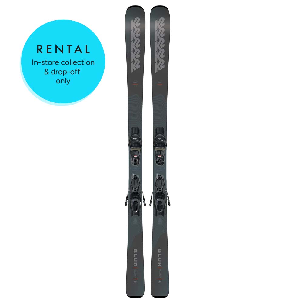 K2 Blur 76 Mens Silver Rental Skis