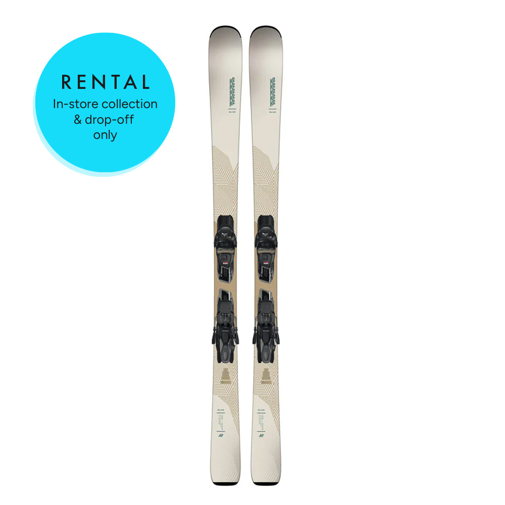 K2 Blur 79 W Womens Gold Rental Skis