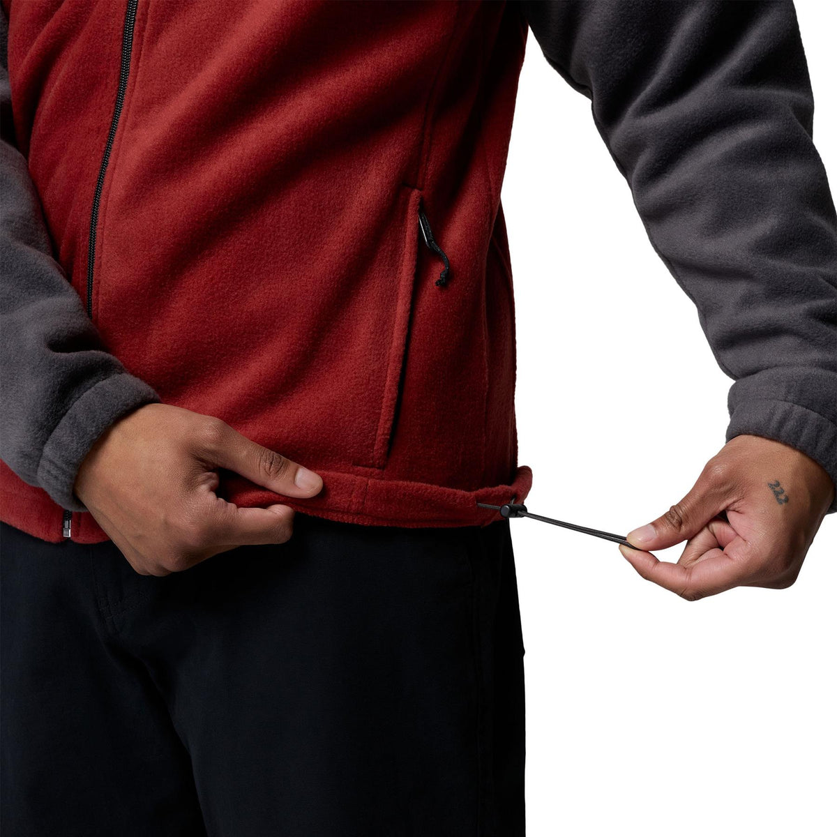 Columbia Steens Mountain Full Zip 2.0 Mens Fleece Shark / Red Oxide
