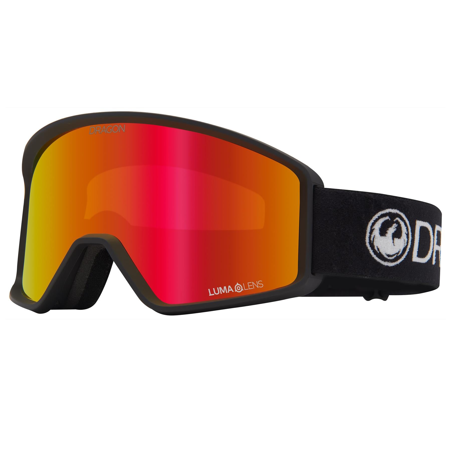 Dragon DXT OTG Goggles Black - LL Red Ion Lens