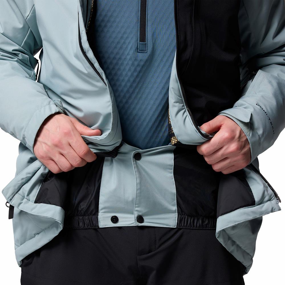 Columbia Winter District III Mens Jacket Crushed Blue / Black