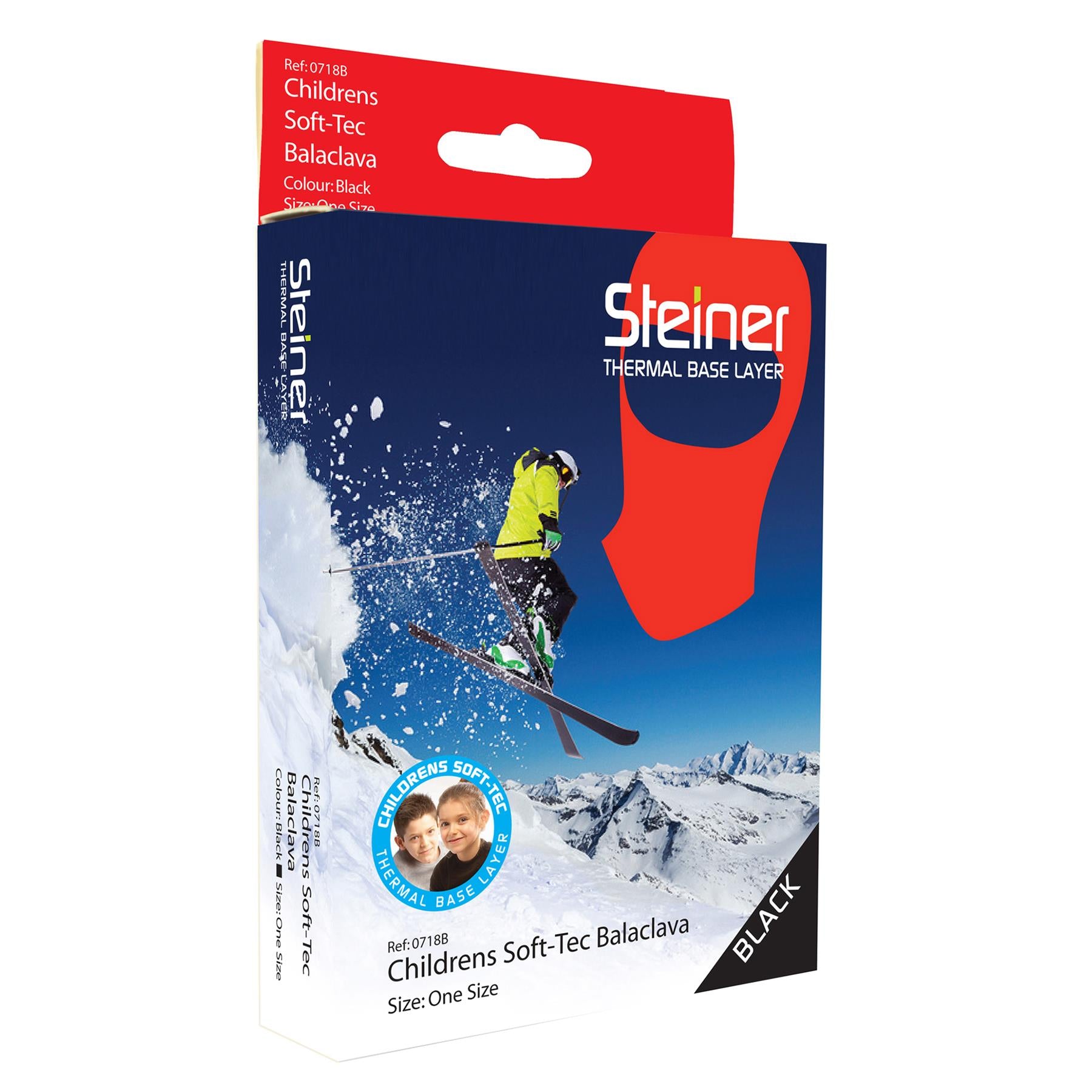 Steiner Kids Soft-Tec Balaclava Black