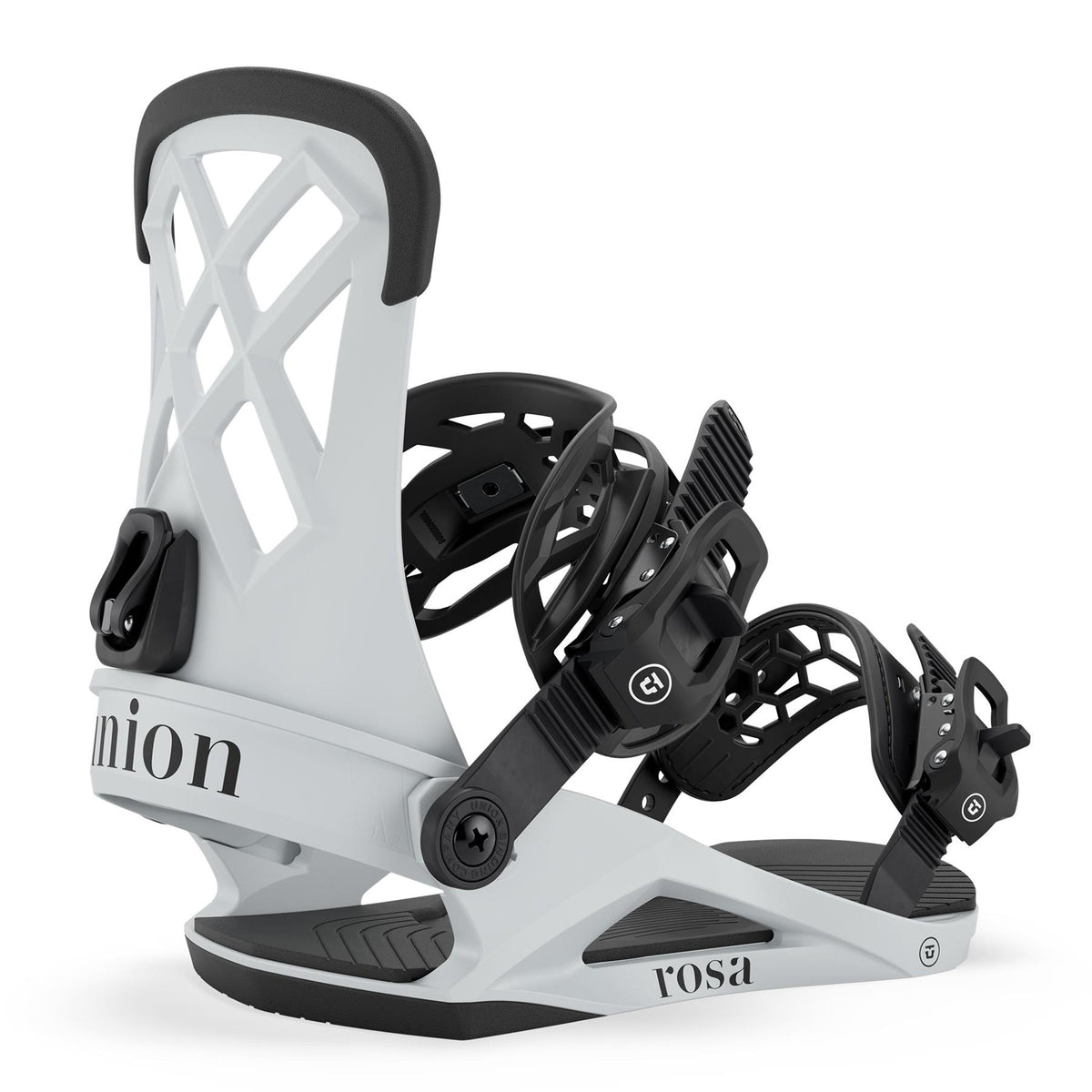 Union Rosa Womens Snowboard Bindings Light Grey 2027