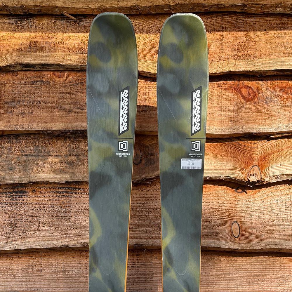 K2 Mindbender 89Ti Ex-Hire Skis + Marker Griffon 13 QC GW Bindings 2026 170cm
