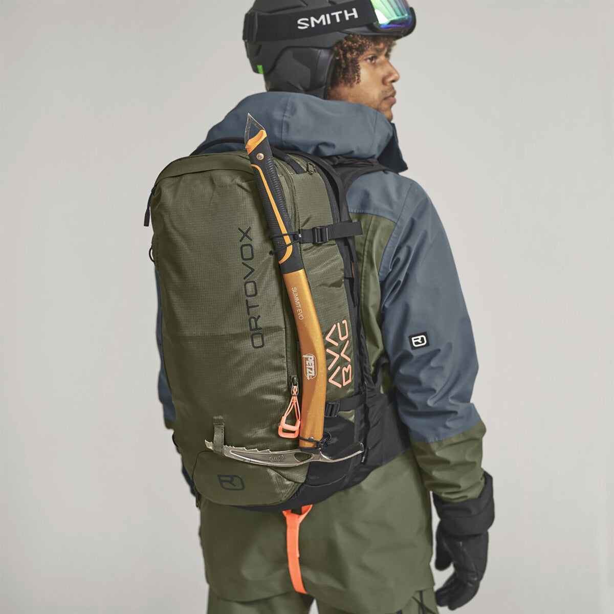 Ortovox Avabag Litric Freeride 28L Avalanche Airbag Backpack Dark Wild Herbs