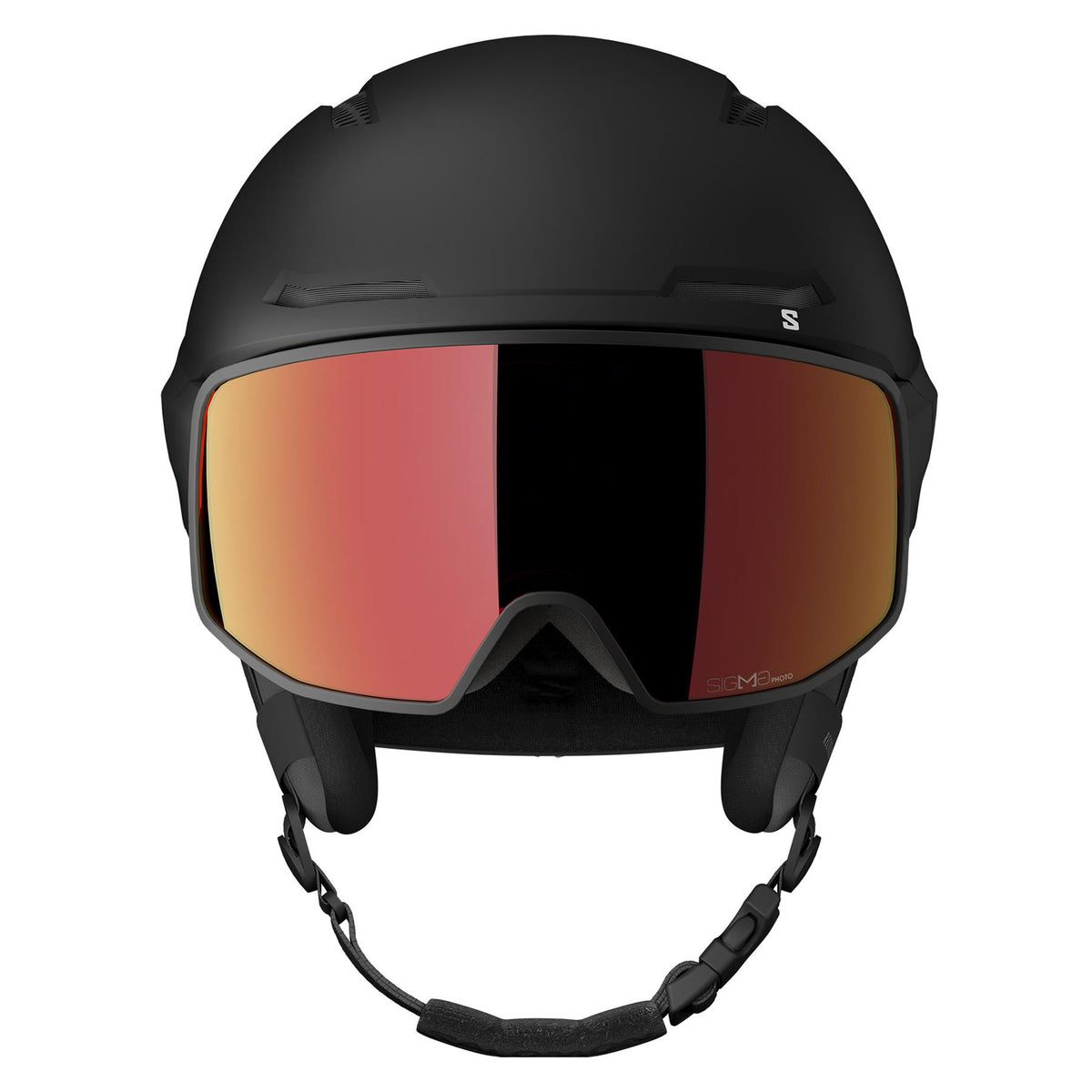 Salomon Driver Pro Sigma Photo MIPS Visor Ski + Snowboard Helmet Black - Red Photo Lens