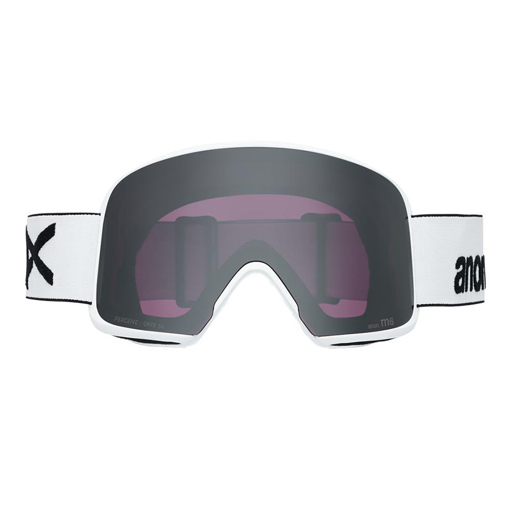 Anon M6 MFI Goggles White - Perceive Sunny Onyx + Variable Violet Lens + Face Mask